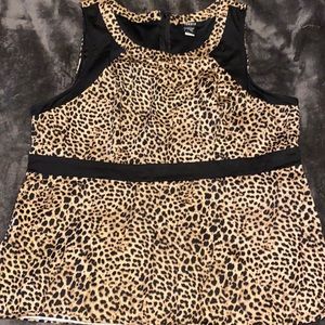 Torrid Women’s leopard print top size 3